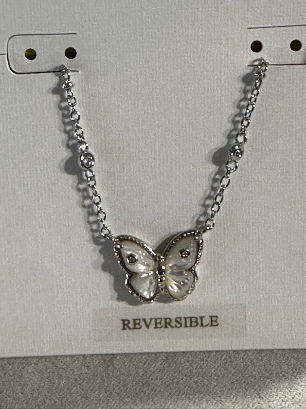 Kendra Scott Cailey Butterfly Silver Short Pendant necklace - Picture 3 of 8